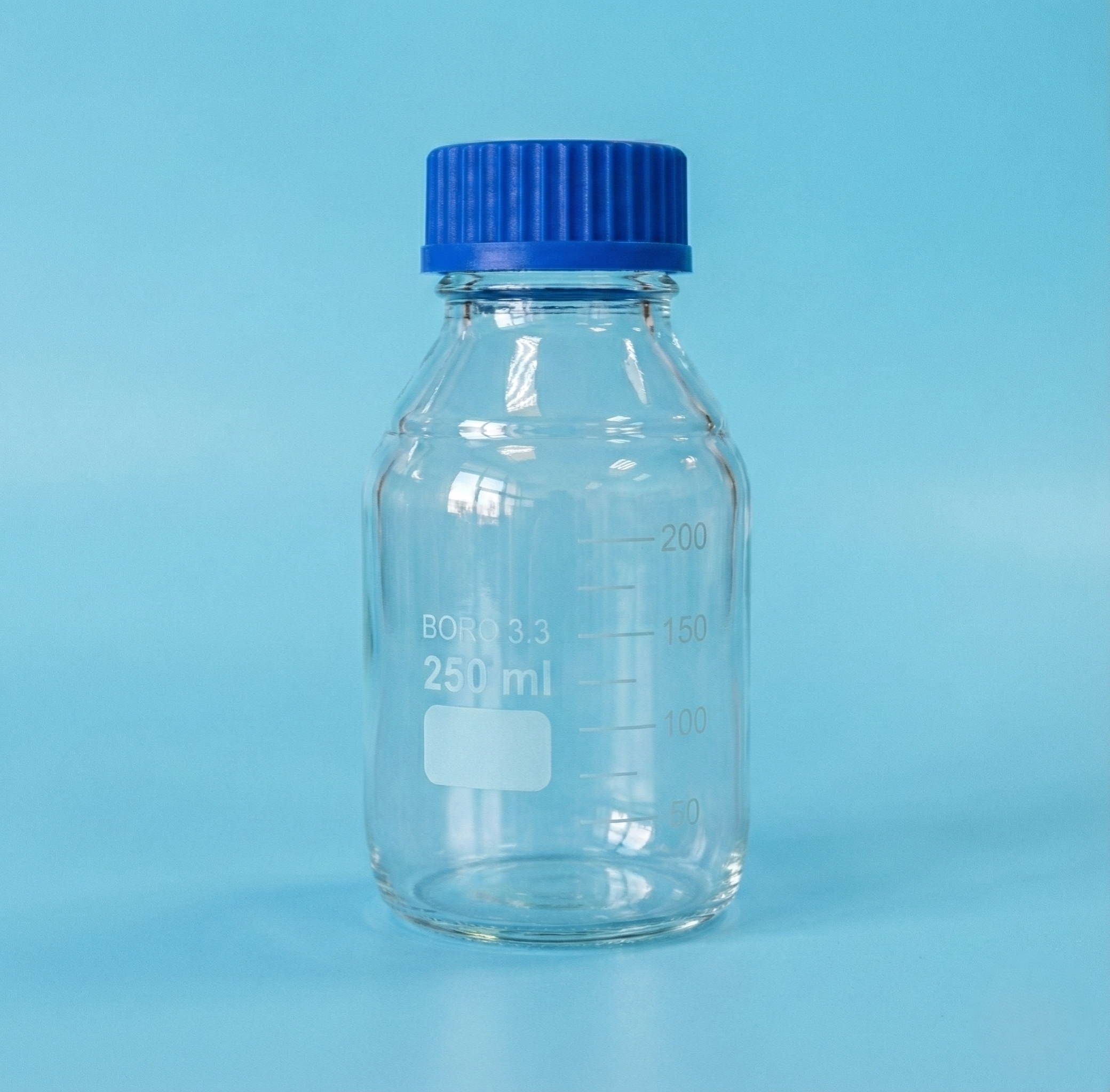 Size chart – Reagent Bottle (screw Cap, Clear Glass)